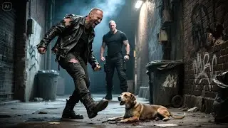 Cruel Biker Kicks a Dog&mdash;What Jason Statham Did Next Is Pure Justice,....Emotional Stories