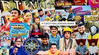 Bollywood Movie Live-Shooting 🎥 दादासाहेब फाल्के 🎬 Film city Mumbai Goregoan With Papa😍🔥 #tmkoc