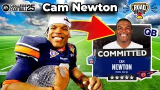 I Recreated CAM NEWTON'S Career in College Football 25! (Road to Glory)