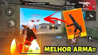 AMASSEI GERAL COM A ARMA MAIS FORTE DO JOGO !! JOGANDO SOLO RANQUEADA FREE FIRE 
