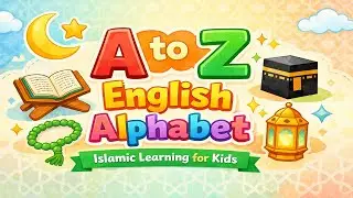 Learn English Alphabet | Islamic Values for Kids | No Music | Little Muslim Academy
