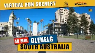 Виртуальное беговое видео 40 минут Glenelg, Южная Австралия