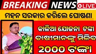 Kalia yojana New update || kalia Yojana || CM Kisan yojana New update || CM Kisan yojana|| KALIA TV 