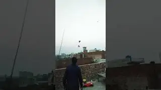 Kite cutting❤️|kite rolling sean 🪁|#shorts#kite flying