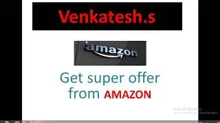 Amazon Free mobile recharge