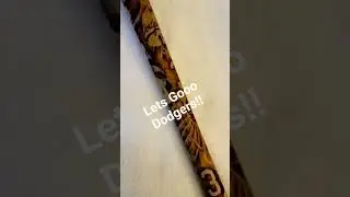 Los Angeles Dodgers Woodburn Custom Baseball Bat!
