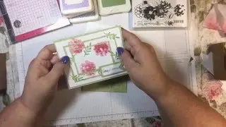 Triple Layer Card using Stampin' Up What I Love stamp set