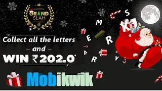Mobikwik grand slim offer 2019. Free rs 202 free