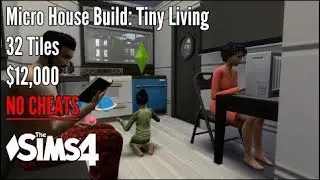 Tiny House Sims 4 Build: Micro build challenge 