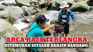 VIRAL !!! ANAK INDIGO TEMUKAN ARCA RAJA TERKUBUR BANJIR BANDANG BEKAS PERKAMPUNGAN KUNO MAJAPAHIT ?!