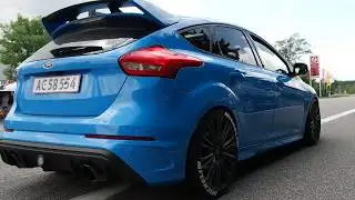 OBOARD FORD FOCUS RS MK3 - LAUNCH CONTROL - POPS AND BANGS!
