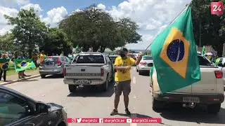 Bolsonaro supporters rally in Brazilian capital, demand end to lockdown