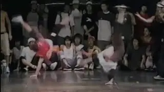 BLOND (O BO WANG) vs. Joo Ji-Woon (Ex-RIVERS) 2001 Bboy Jam | Legendary Air Flares Battle.