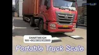 heavy duty portable truck scales 30 tons capacity wireless portable truck axle scales