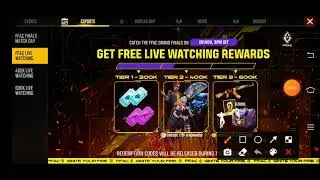 free fire 28november Asia cup final match target 600k watching Rewards readem code melega