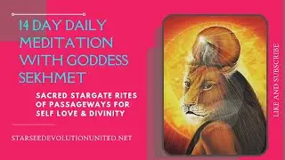 Powerful Soul Healing💫 14 Day Daily Meditation with Goddess Sekhmet ✨️ Day 14 Blue Flame Star Gate