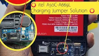 ✅️ Itel A50c - A669L Charging Jumper Solution 💯 #mtlastsolution