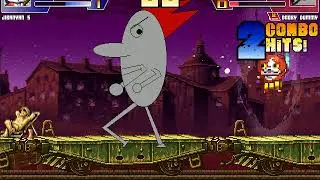 MUGEN battle #175: Jibanyan vs Evil Dooby Dummy