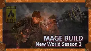 new world season 2 : medium build - mage fire staff & Ice Gauntlet
