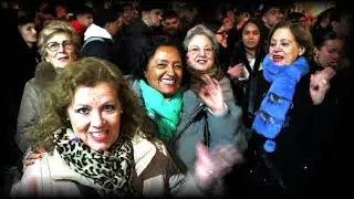Comando Yayas en el alumbrao de Navidad