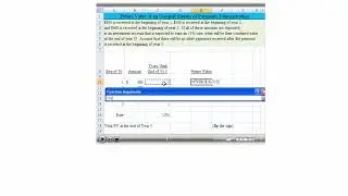 Future value of an unequal stream of payments - using Excel