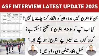 Asf Interview Message Updates | Asf Interview Waiting list