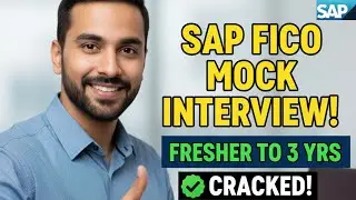 SAP FICO Mock Interview | FICO Interview Fresher to 3 Years