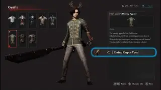 Lies of P Crafted Cryptic Vessel Owl Doctor's Hunting Apparel