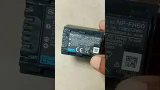 Look inside Camcorder SONY battery NP-FH60 #lookinside #look #whatinside #sony #camcorder #battery