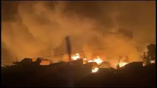 Los registros que muestran devastación de casas y locales en Penco por incendios