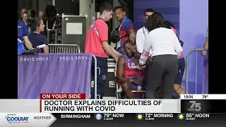 Doctor explains difficulties of running with COVID