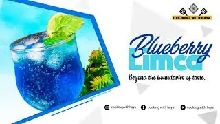 Blueberry Lemca Recipe  Amazing Lemon soda blueberry Limca at Pakistan street drink