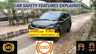 CAR SAFETY FEATURES EXPLAINED IN हिंदी | इन FEATURES से बनती है आपकी CAR SAFE 😎