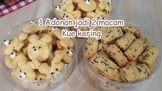 Membuat 2 Macam kue kering dari 1 Adonan‼ Hemat Waktu  @nadiafatih
