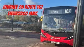 Journey on Route 167 - Enviro200 MMC, 36667 (SN17 MLO)