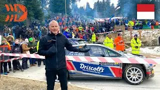 Crash on the Col de Turini - WRC Monte Carlo Rally 2023
