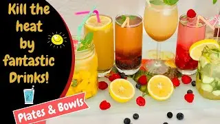 Summer drinks!!! (6 amazing and quick to make summer drink recipes ☀️🍹🍸).