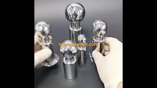 Stainless steel cleaning ball sewage treatment inner wire sanitary grade 360 degree rotary tank