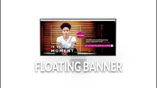 ENJOY OUR FLOATING BANNER UNIT !