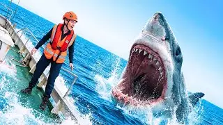 Giant Megalodon Threatens a Massive Animal Rescue at Sea!