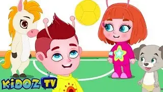Passing The Ball | Kids Color Song | Children Rhymes by Coco and Chika