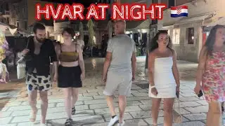 🎆🎉 A summer night out in HVAR! 🇭🇷 Soaking up party vibes!