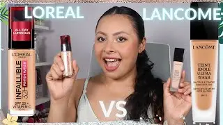 BASE LOREAL INFALLIBLE FRESH WEAR VS. LANCOME TEINT IDOLE | HolaLizy 🦋