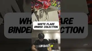 Opening the Pok&eacute;mon White Flare Binder Collection 👀🔥 #Shorts #pokemon #packbattle
