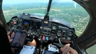 Flying into Pekin, Illinois