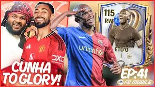 TOTY ICON Samuel Eto'o 115 OVR RW Player Review | Cunha to Glory Episode: 41 | FC MOBILE