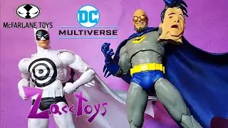 McFarlane Toys Dc Multiverse Platinum Hugo Strange Batman and Bullseye Batman Action Figure Review!