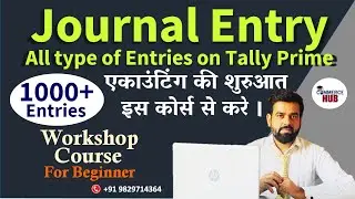 1000+ Journal Entry Course on Tally Prime | Accounting Entries in Tally Prime Course