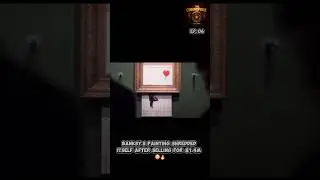 Banksy&rsquo;s Painting Shredded Itself After Selling for $1.4M 😳🔥