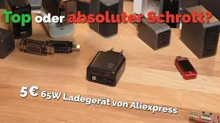 65W Ladegerät aus China mit ausziehbarem Ladekabel für +- 5€?! TE-FC3 65 W